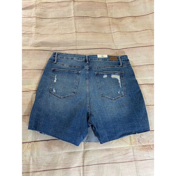 NWT Judy Blue Women's Darling Mid Rise Plus Size Skort - 3XL - Picture 13 of 15